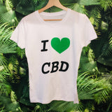 T-shirt I Love CBD - Green Heaven | CBD Bordeaux