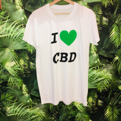 T-shirt I Love CBD - Green Heaven | CBD Bordeaux